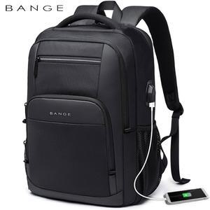 USB 충전 포트가 배낭 여행용 학교 6인치 BANGE 15 있는 가방 남성과 노트북 방수 위한 십대