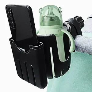 유모차 컵홀더 스마트폰 거치대 블랙 핸드폰거치대
