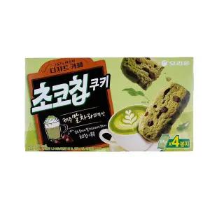 신상 오리온 초코칩쿠키 제주말차라떼맛 256g