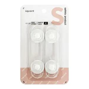 고품질 아가드 다용도 안전클립2p 8062 잠금밴드 서랍 장식장 (WC2C8B1)