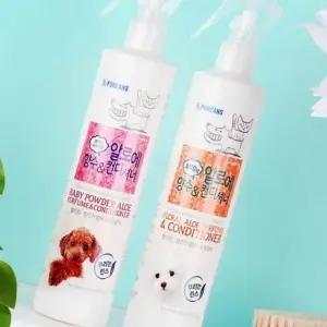 애완견 정수기 컨디셔너 베이비파우더 향기 300ml 저자극 위생 관리 제품