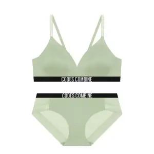 [코데즈컴바인이너웨어](의정부점)노와이어어 베이직 브라 세트 (CDWBR913LKH+CDWBP913LKH)