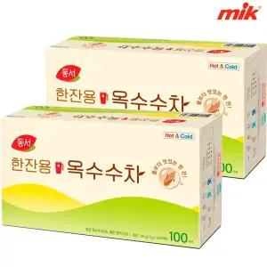 동서 한잔용 옥수수차 100T x 2개 [둥굴레차/옥수수수염차/우엉차/보리차/보이차/현미녹차/메밀차]