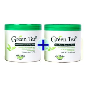 오가니아 에코살롱 녹차 클렌징크림 450g 2개