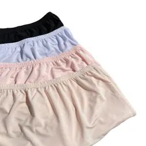 [3매입] 국산 여성 인견 드로즈 3p 빅사이즈(~2XL) 네모 사각팬티 할머니 속옷