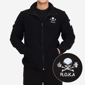 풀자수 백골 ROKA 로카 후리스 군인 군용 점퍼