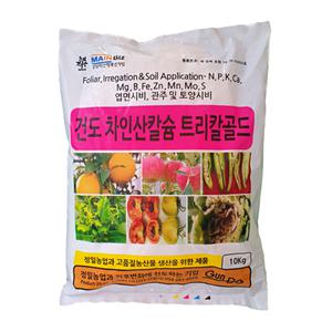 [모두싹판다]건도 차인산칼슘 트리칼골드 10kg 폴리인산 인산 가리 석회 칼슘 복합 비료