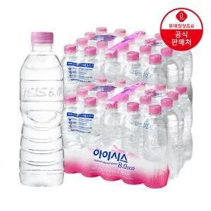 [롯데칠성][초경량 페트 적용] 롯데 아이시스8.0 무라벨 500ml x 40펫