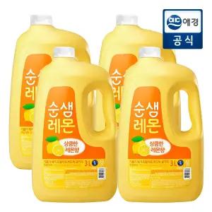 순샘 레몬 3L 용기 x 4개