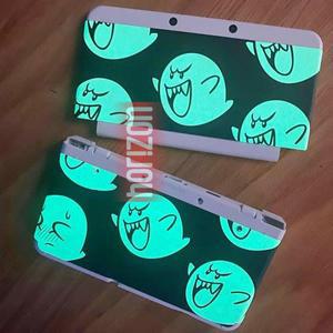 닌텐도 케이스 최신 3DS 용 새로운 야광 하우징 상부 및 하부 셸 케이스 커버 페이스 플레이트, new3ds 배