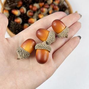 도토리 모형-약90개 가을 소품 열매 인테리어 모형 장식 만들기재료 꾸미기재료