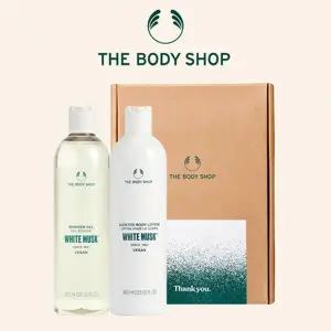 [대구백화점] [더바디샵]화이트 머스크 대용량 세트(샤워젤400ML + 바디로션400ML)