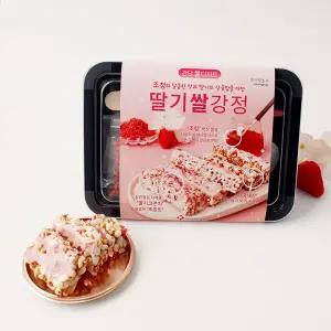 비가열 국내산 쌀 디저트 조청 딸기 강정 만들기 DIY 세트 키트 - 딸기쌀강정