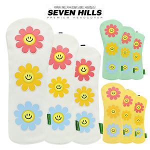 세븐힐스 플라워 시리즈 드라이버 페어웨이 유틸리티 헤드커버 꽃커버