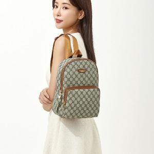(아)쌈지]스퀘어 포켓 로고 백팩