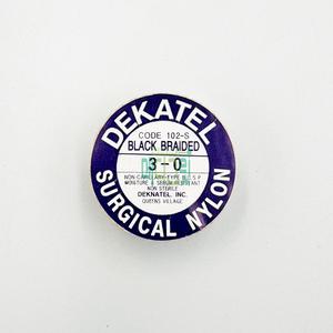 블랙 롤 나일론 3/0 1개입 / 데카텔 나이론 Dekatel Surgical Nylon 비멸균 봉합사 나일론봉합사
