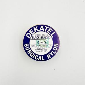 블랙 롤 나일론 4/0 1개입 / 데카텔 나이론 Dekatel Surgical Nylon 비멸균 봉합사 나일론봉합사