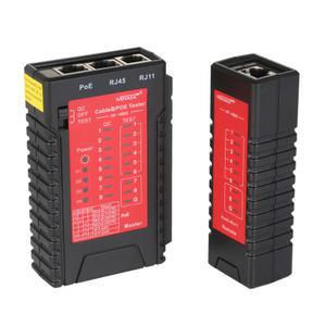 랜테스터기 RJ45 RJ11 네트워크 케이블 PoE 테스터 전화선 Lan 이더넷 Cat5 5e 6 6a UTP/STP Cat3 6P2C/6P4C/6P6C