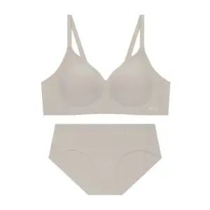 쉐딩 브라 라이트핏 팬티 세트 - 샌드베이지