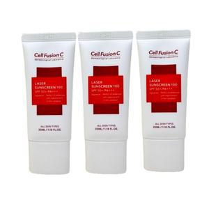 셀퓨전씨 레이저 선스크린 35ml 3개 자외선차단 선케어
