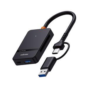 유니콘 XC-6000M USB 6in1 통합멀티카드리더기 USB3.2 Gen1 C&A타입 듀얼컨넥터