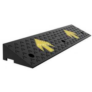 차량 고무 경사판 보도블럭 입구 문턱 집입로 패드 100x25x4CM-화살표