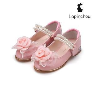 [트래드후스](센텀시티점)[LAPINCHOU] 라팡슈 클레어 로즈 펄 스트랩 메리제인 라이트 핑크 페이턴트 키...