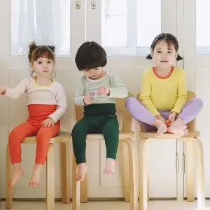 [themandy]5+1 모코 9부 배앓이방지 아기실내복