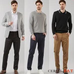 [CERINI by PAT]남성 링클프리 TC 스판 팬츠 3종 세트 23F_P390473620