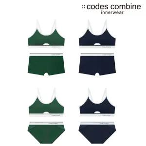 [코데즈컴바인이너웨어](강남점)프론트홀 스포츠 브라세트 4종택1 (CDWBR414+CDWBP414+CDWPT414)