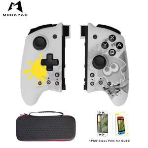MOBAPAD M6 제미니 게임 컨트롤러 스플래툰 커버, 닌텐도 스위치 좌우 핸들 그립, NS OLED 조이패드