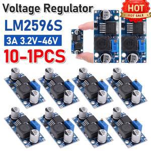 LM2596 TO 컨버터 전압 조정기 3A 조정 가능한 스텝 다운 전원 공급 장치 모듈 ARDUINO용 24V 12V 5V 3V 10PCS