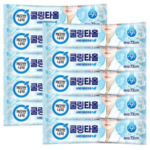 깨끗한나라 쿨링타올 페퍼민트향 1개입 x10개