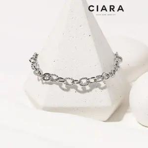 [하프클럽/]CIARA mono 써지컬스틸 Bronx 코일서클 체인 팔찌