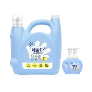 당일발송 세균아 꼼짝마 세꼼마 대용량 리필 온더바디 핸드워시 레몬향 3.5L+공병 2개
