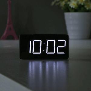 LED 미니 테이블 충전 알람 시계 USB 전자 시계 시간 온도 데스크탑 장식 디지털 알람 스누즈 디스플레이
