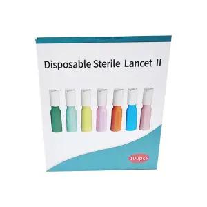 릴리파인 일회용 자동 안전 란셋 28G 100개입(사혈기 필요없음)