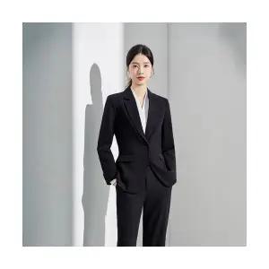 여성 정장세트 블랙 정장 세트 봄가을 오피스룩 직장 작업복 재킷 힛템