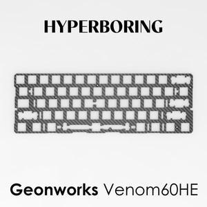Geonworks Venom60HE 키보드 포지셔닝  FR4/알루미늄/탄소 액세서리 선물