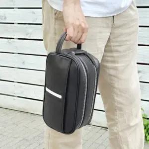 DKES_B7811-1 남자 가죽 스포츠 골프 파우치 클러치백