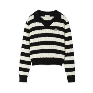 와키윌리 WACKY WILLY 우먼스 케이블 오픈카라 풀오버 그레이 WA2503KT63BK 2450494