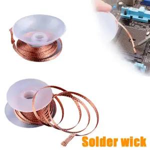 동판 구리판 Soldering Wick Desoldering Braid Tape Copper Tin Solder Removal Welding Wire Repair Tool