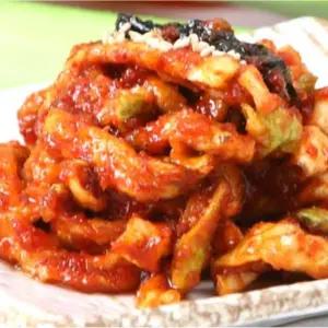 VDG 해미래 무말랭이 무침 500g/국내산양념/밑반찬/무우/가정식/무장아찌/밥도둑/밥반찬/양념 매콤한