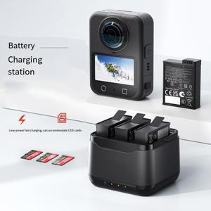 DJI 호환호환 용 osmo 호환 360 배터리 충전기 카메라 효율적인 3베이 케이스