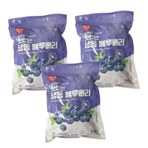 CJ프레시웨이 이츠웰 맛있는 냉동 블루베리 1kgx3개