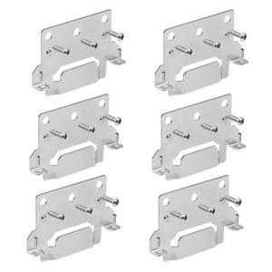 6PACK Ikea Skorva 미드빔 침대 장착 브래킷(피팅 나사 포함) 캠핑카 변환 브래킷 116791 자동차 액세서리