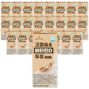 파이토메이드 고칼슘&비타민D 두유 아몬드 잣 190ml 24개입 1개