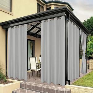 병원커튼 1Pc 야외 커튼 방수 외부 UV 보호 파티오 베란다 Pergola 테라스에 대한 개인 정보 Polyster