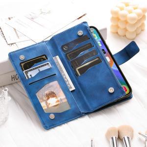삼성 갤럭시 S25 S23 S24 울트라 S22 S21  S20 FE S10 + 참고 9 8 카드 지갑 엠보싱 전화 가방에 대한 가죽