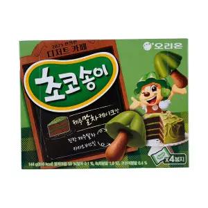 신상 오리온 초코송이 제주말차케이크맛 144g